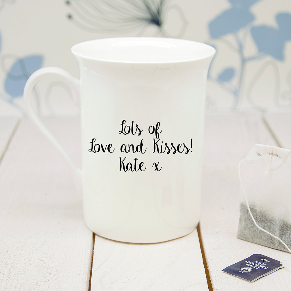 Personalised Have A Rice Day Bone China Mug - treat-republic