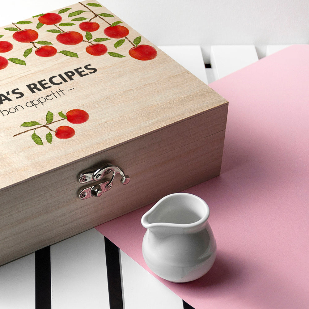 Personalised Orchard Recipe Box - treat-republic