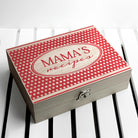 Personalised Retro Polka Dot Recipe Box - treat-republic