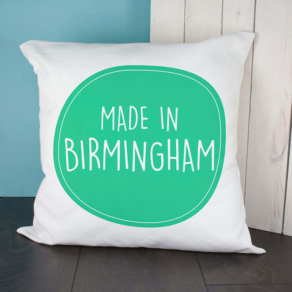 Personalised Made In Cushion Cover - treat-republic