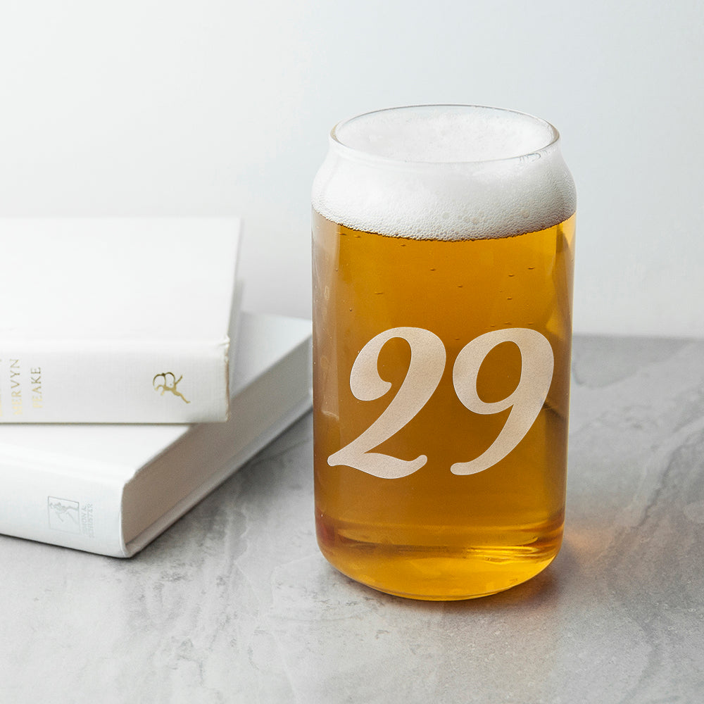 Personalised Birthday Can Glass - treat-republic
