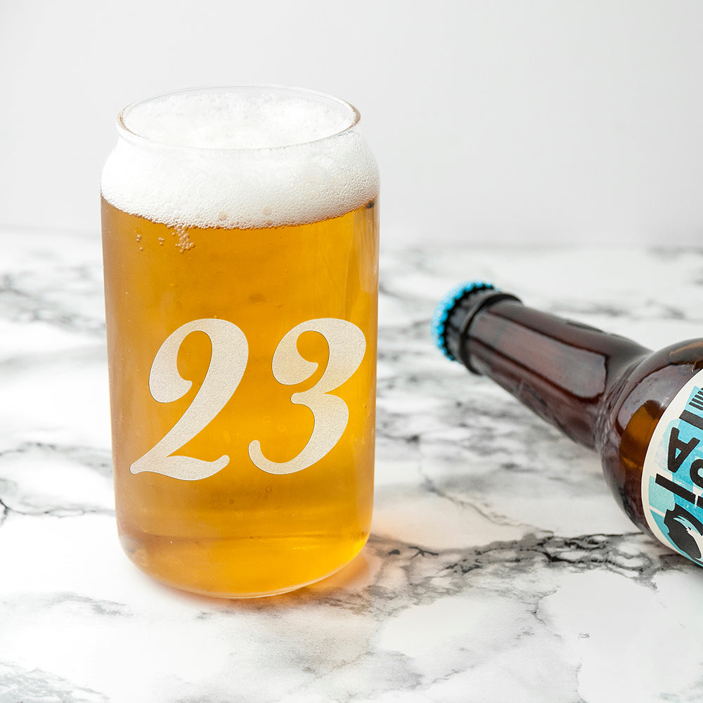 Personalised Birthday Can Glass - treat-republic