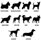 Personalised Dog Silhouette Peg Hook - treat-republic
