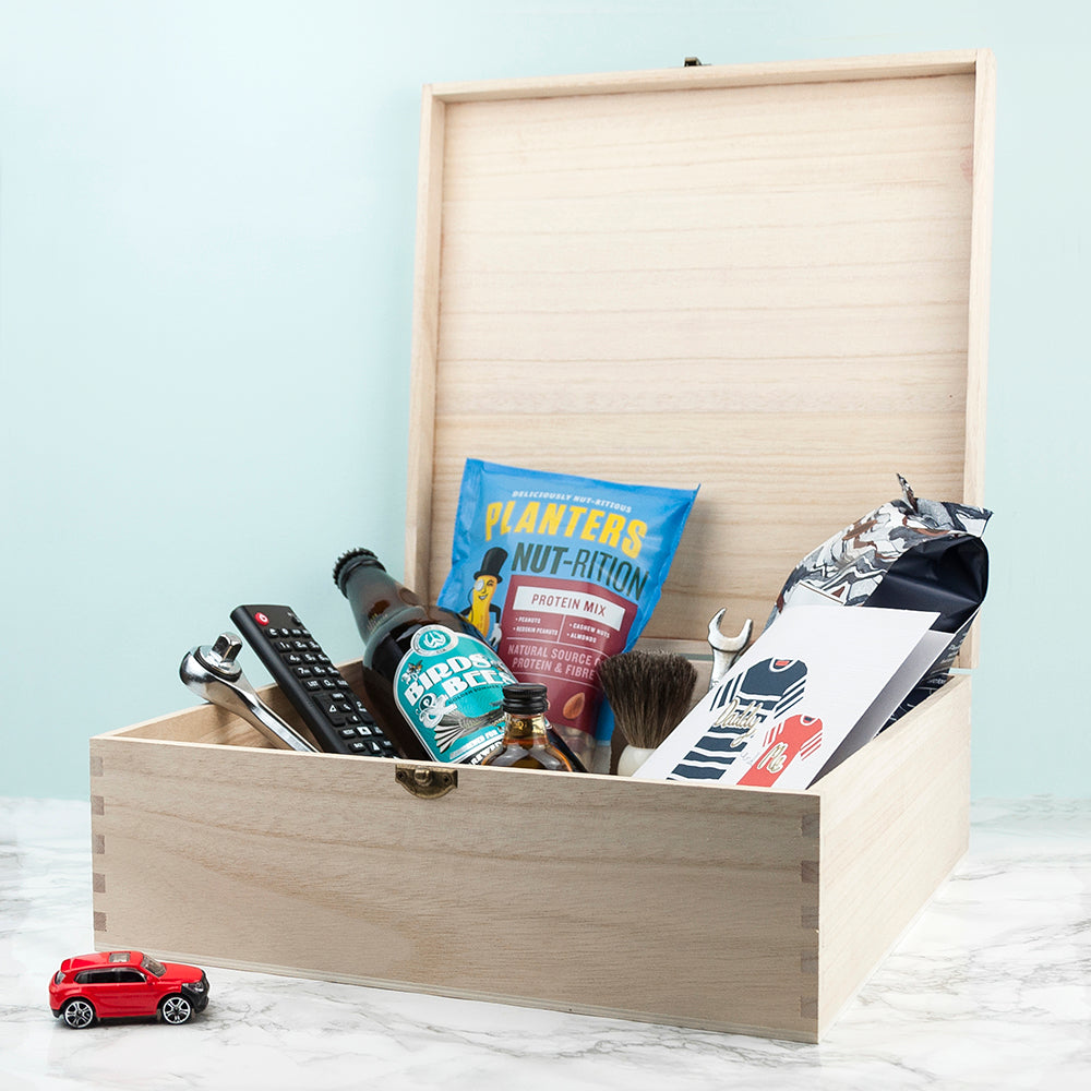Personalised Happy First Papa Day Box - treat-republic