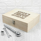 Personalised His Tools His Rules Tool Box - treat-republic