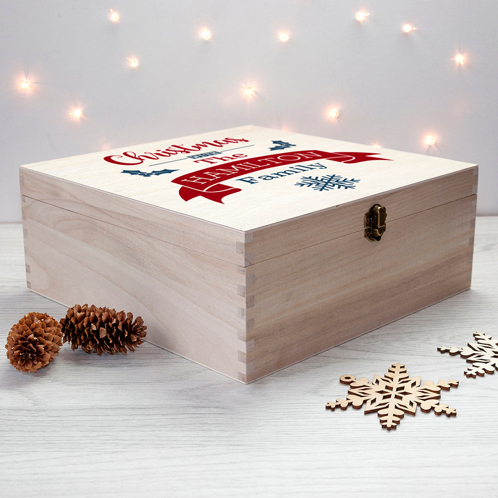 Personalised Our Family's Christmas Eve Box - treat-republic