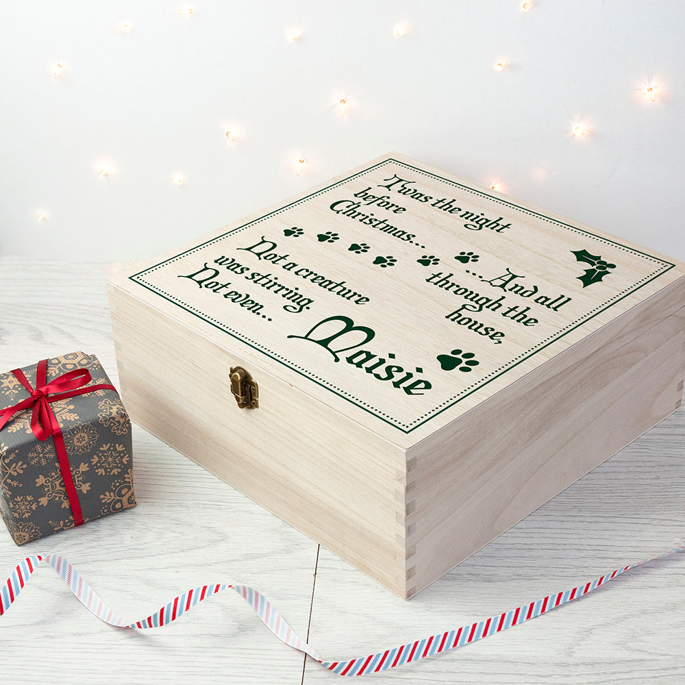 Personalised Pets T'was The Night Before Christmas Eve Box - treat-republic