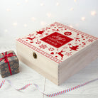 Personalised Festive Scandi Print Christmas Eve Box - treat-republic