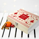 Personalised Festive Scandi Print Christmas Eve Box - treat-republic
