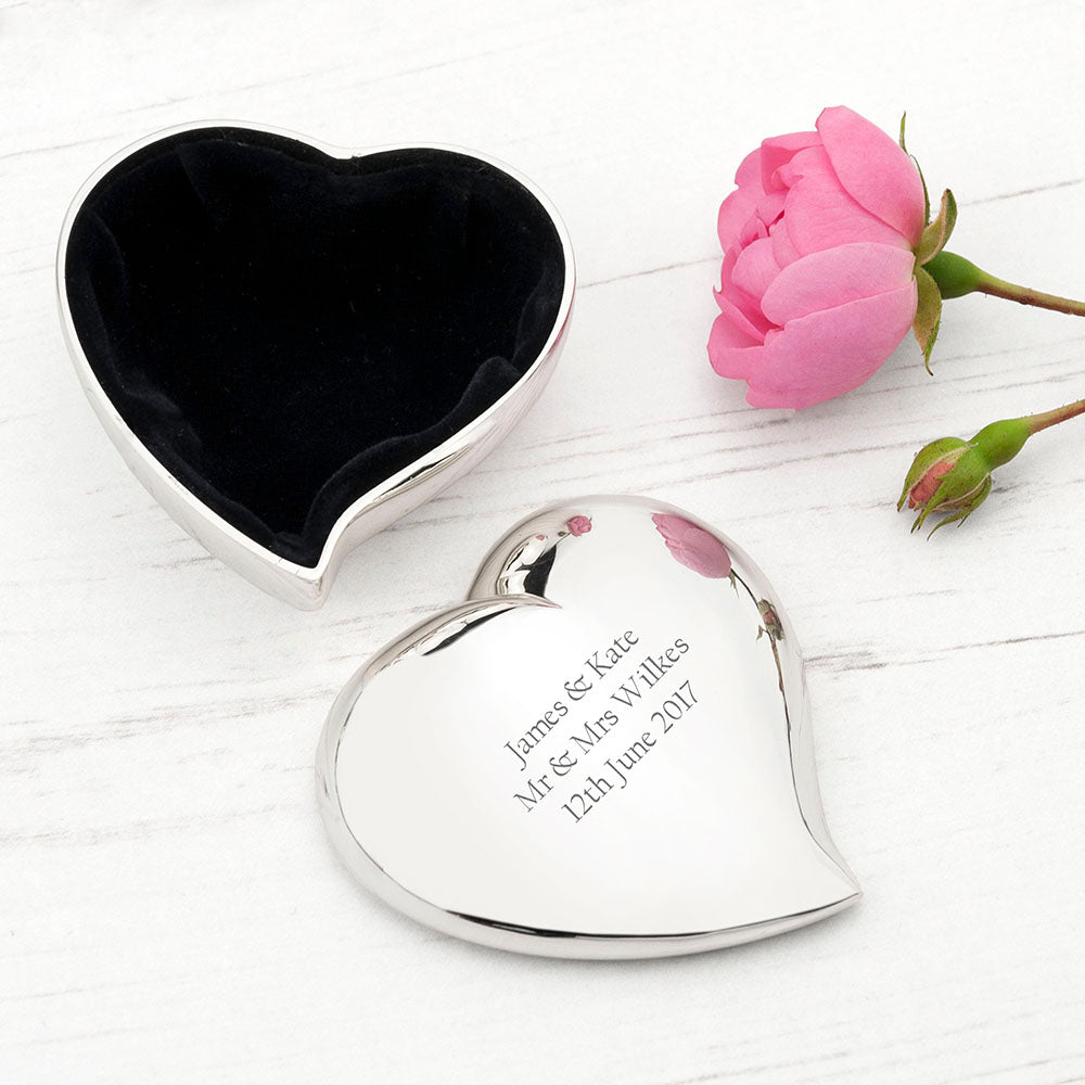 Personalised Miniature Heart Trinket Box - treat-republic