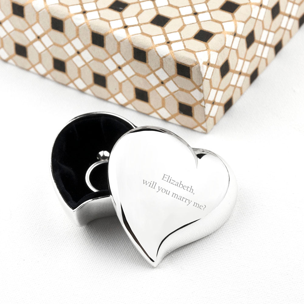 Personalised Miniature Heart Trinket Box - treat-republic
