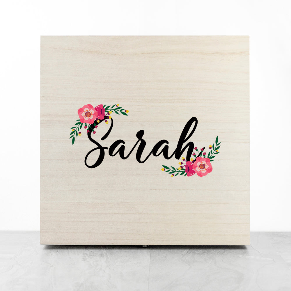 Personalised Floral Bridesmaid Box - treat-republic