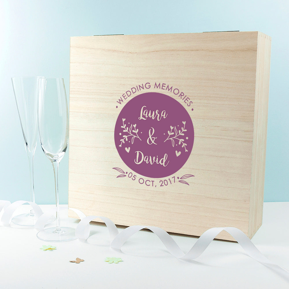 Personalised Wedding Memory Box - treat-republic
