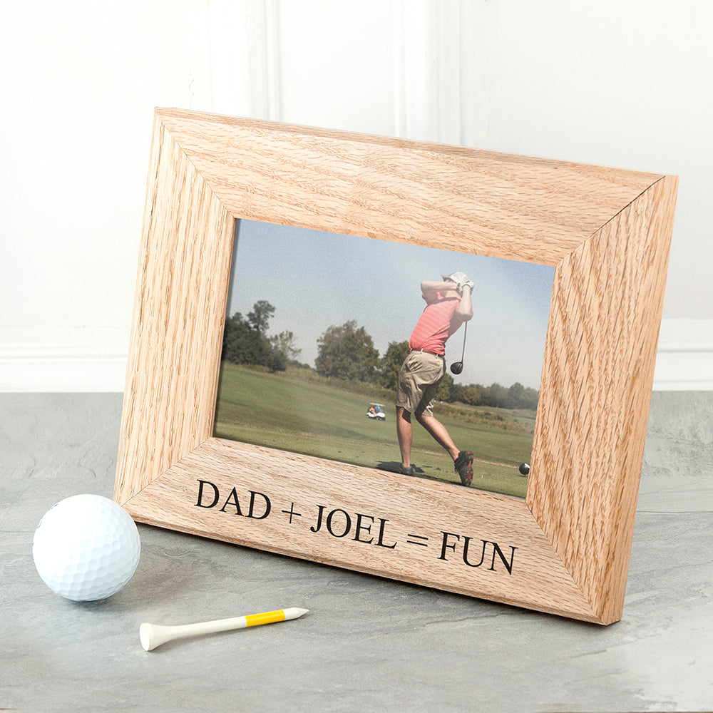 Wordsworth Collection Fun with Dad Engraved Photo Frame - treat-republic