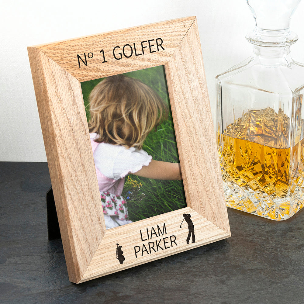 Wordsworth Collection Top Golfer Engraved Photo Frame - treat-republic