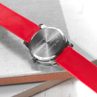 Kids Personalised Red Football Watch - treat-republic