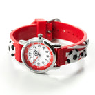 Kids Personalised Red Football Watch - treat-republic