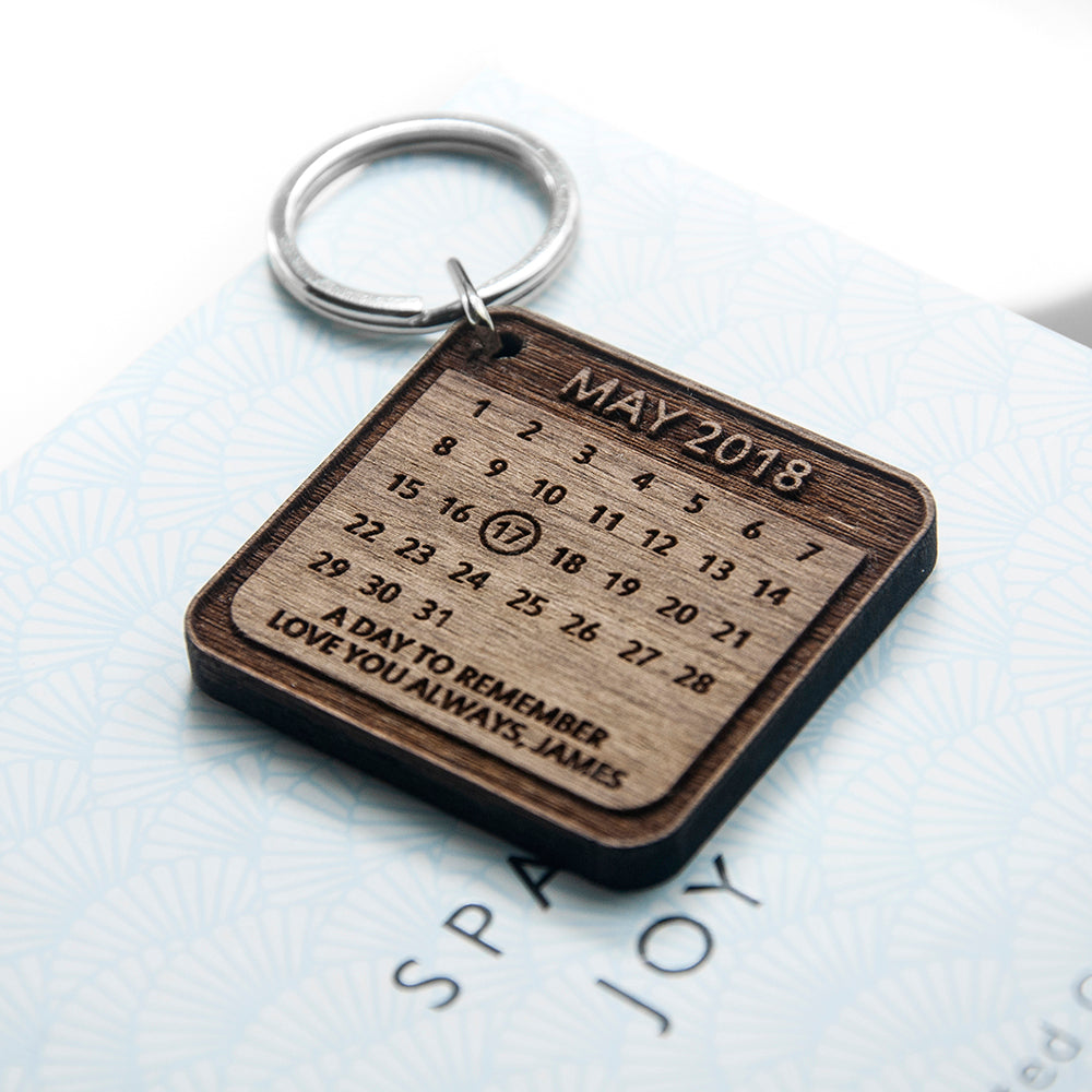 Personalised A Day To Remember Square Keyring - treat-republic