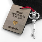 Personalised The Key My Heart Keepsake - treat-republic