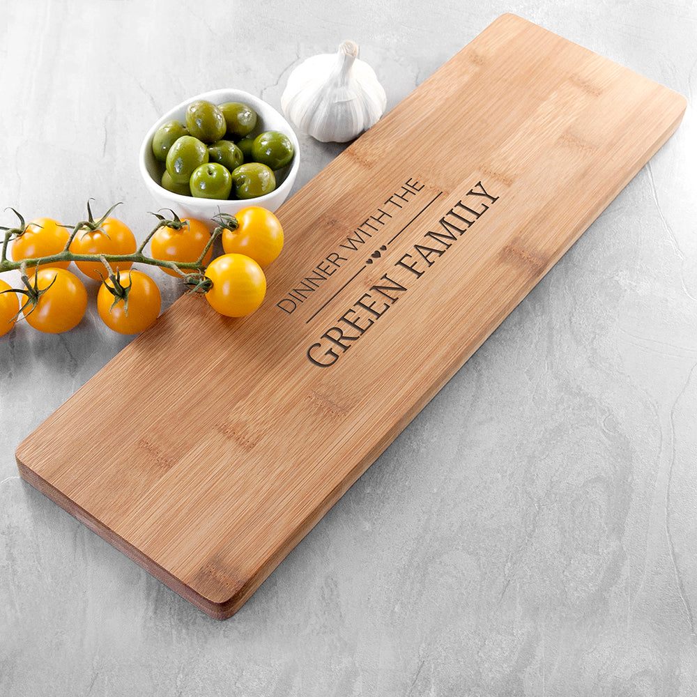 Personalised Family Dinner Serving Board - treat-republic