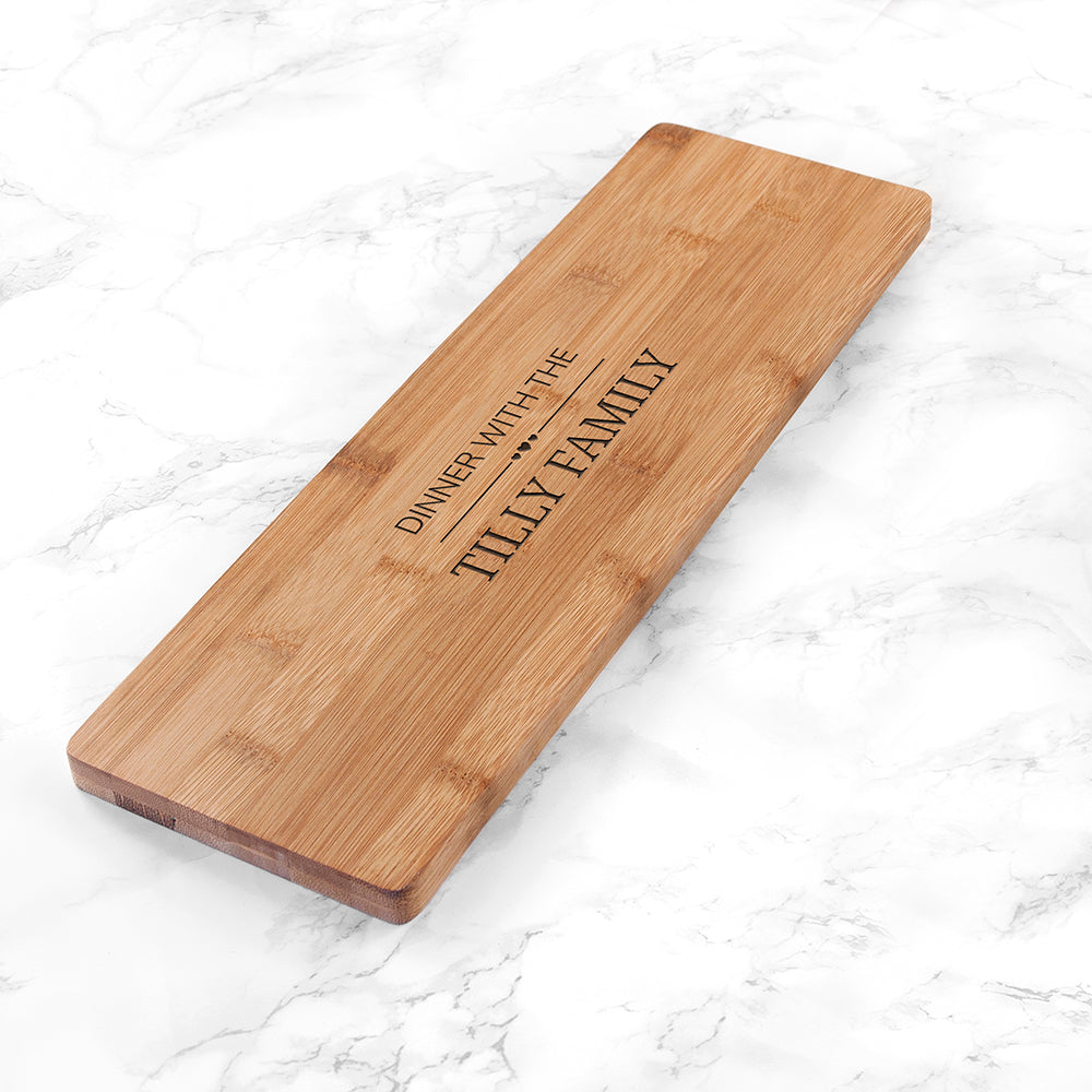 Personalised Family Dinner Serving Board - treat-republic