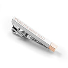 Personalised Two Tone Tie Clip - treat-republic