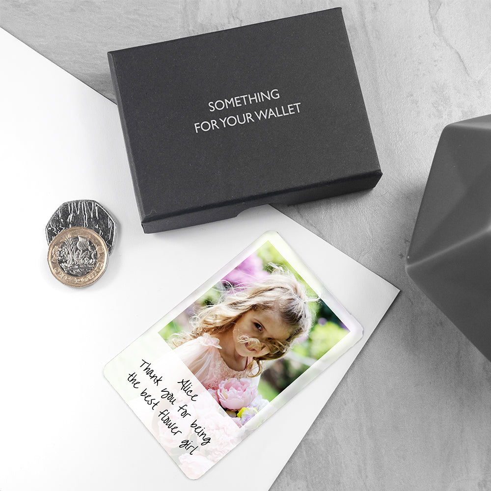 Personalised Flower Girl Photographic Wallet Keepsake - treat-republic