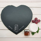 Romantic Pun "You're Grate" Heart Slate Cheese Board - treat-republic