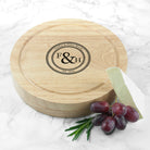 Monogram Couple Cheese Board Set - treat-republic