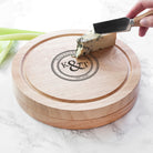 Monogram Couple Cheese Board Set - treat-republic