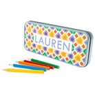 Funky Diamond Pattern Pencil Case - treat-republic