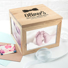 Baby's Special Memories Oak Photo Keepsake Box - treat-republic