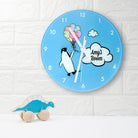 Percy Penguin Personalised Wall Clock - treat-republic
