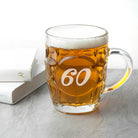 Personalised Birthday Dimpled Beer Glass - treat-republic