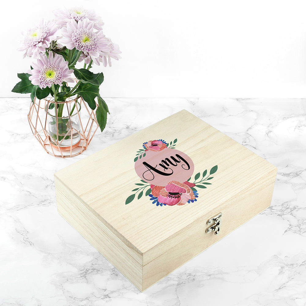 Personalised Blooming Flower Bridesmaid Box - treat-republic