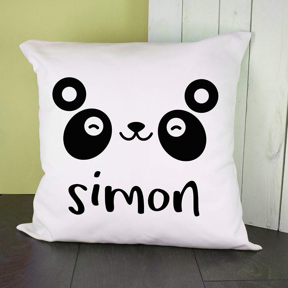 Personalised Cute Panda Eyes Cushion Cover - treat-republic