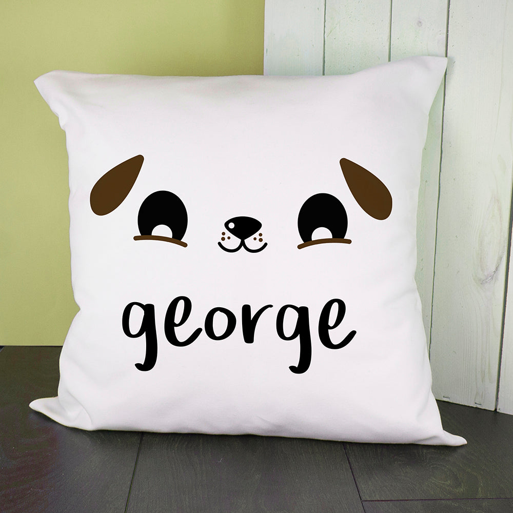 Personalised Cute Puppy Eyes Cushion Cover - treat-republic
