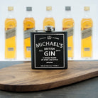 Personalised Gin Vintage Hip Flask - treat-republic