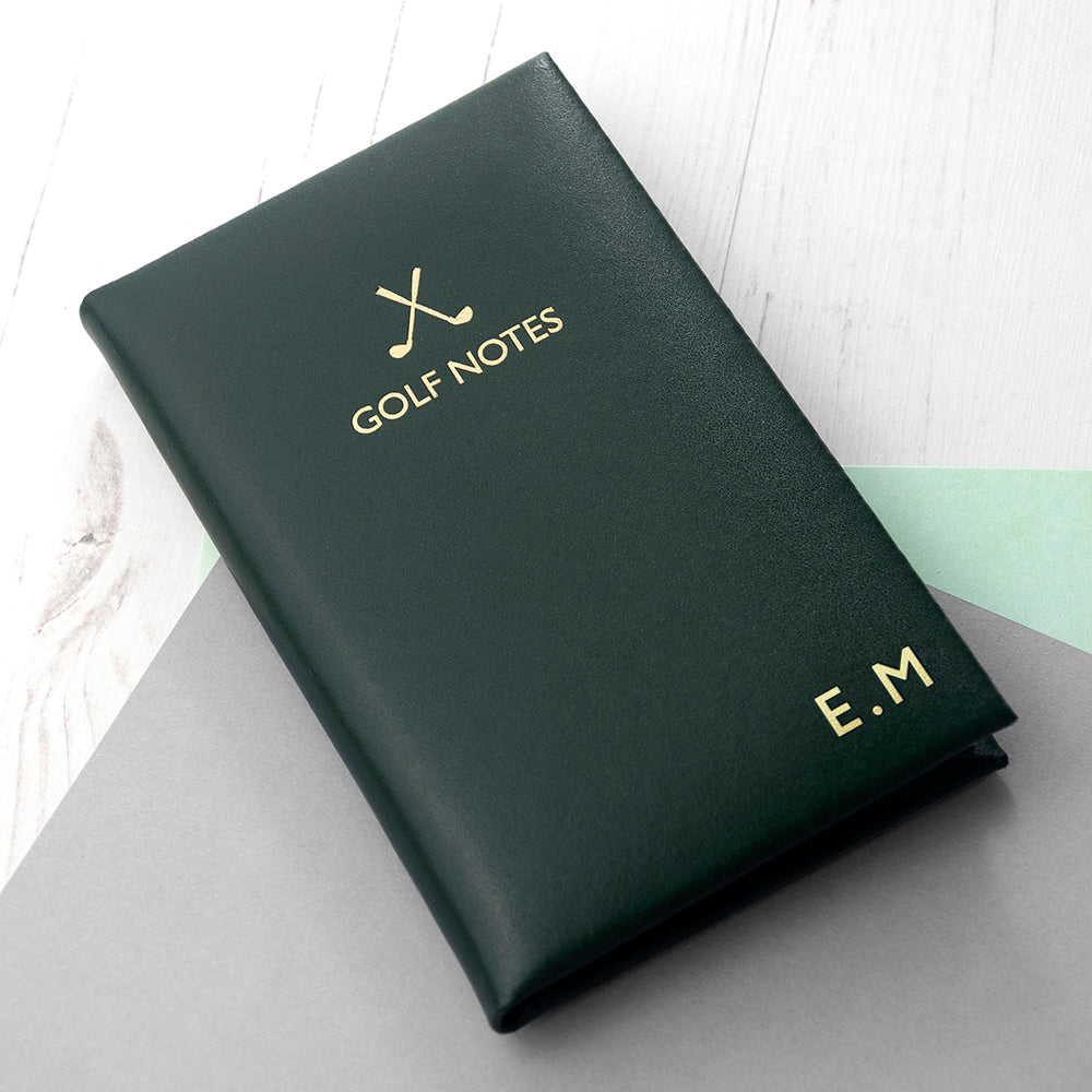 Personalised Leather Golf Note Book - treat-republic