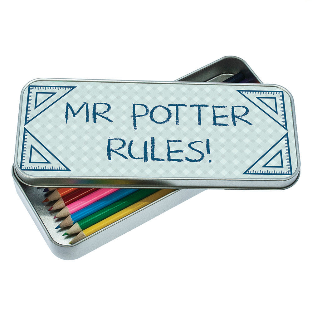 Personalised My Teacher Rules Pencil Case - treat-republic