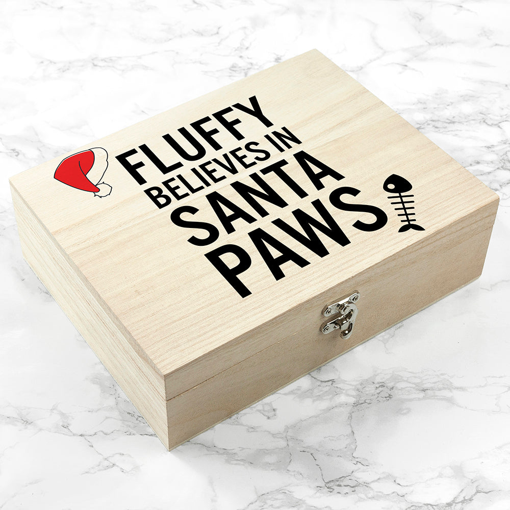 Personalised Pets Santa Paws Christmas Eve Box - treat-republic