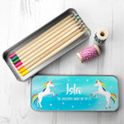 Personalised Rainbow Unicorn Pencil Case - treat-republic