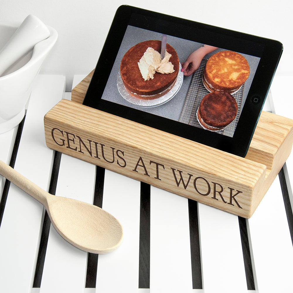 Personalised Single Kitchen Recipe Book or Tablet Holder - treat-republic