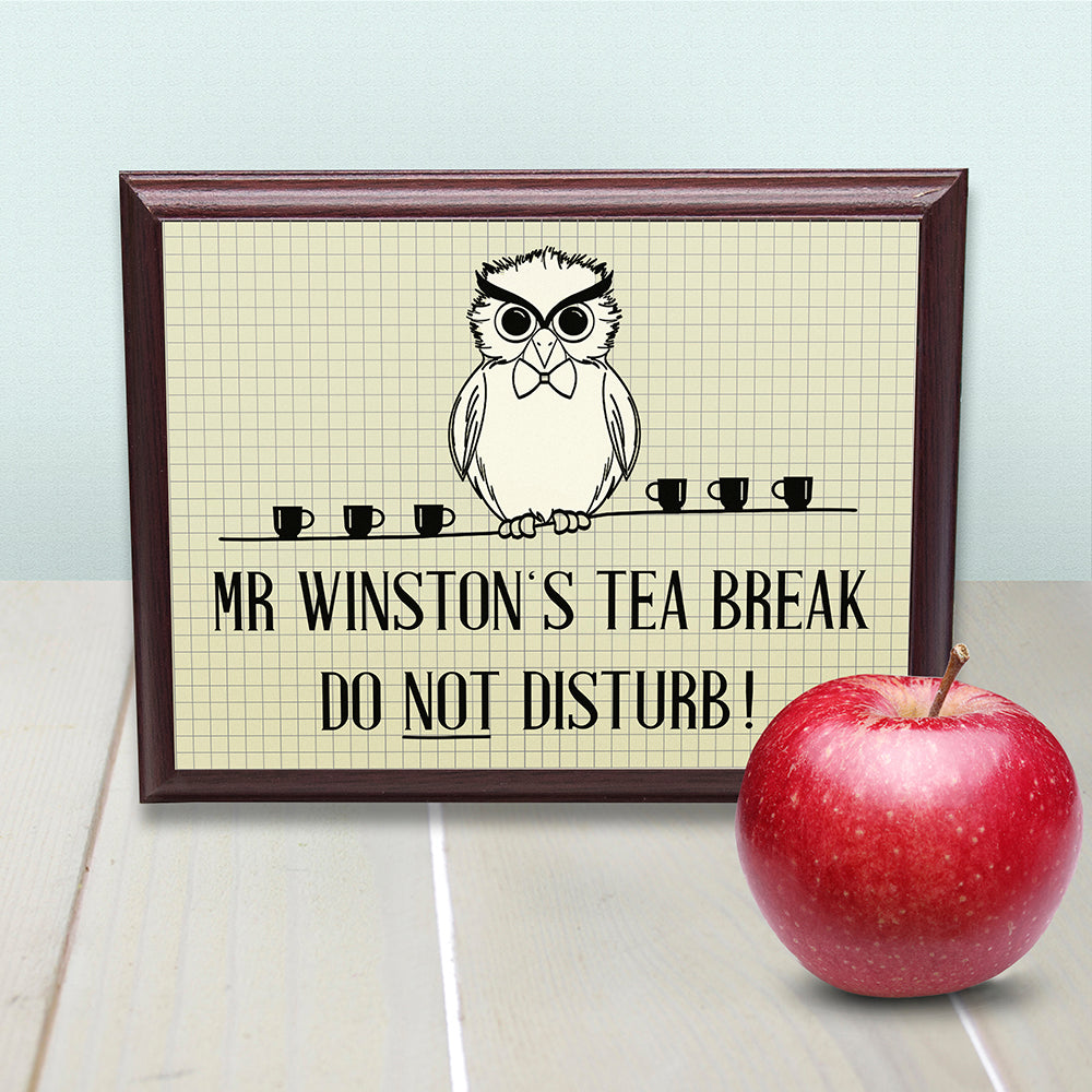 Personalised Teacher's Do Not Disturb Sign - treat-republic