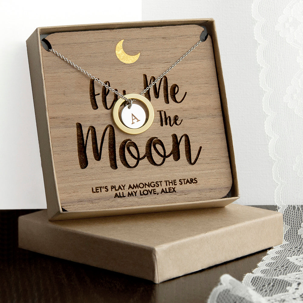 Personalised To The Moon Necklace & Keepsake - treat-republic