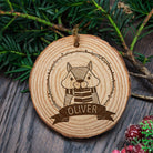 Personalised Woodland Chipmunk Christmas Tree Decoration - treat-republic