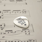 Personalised You Rock Dad Plectrum - treat-republic