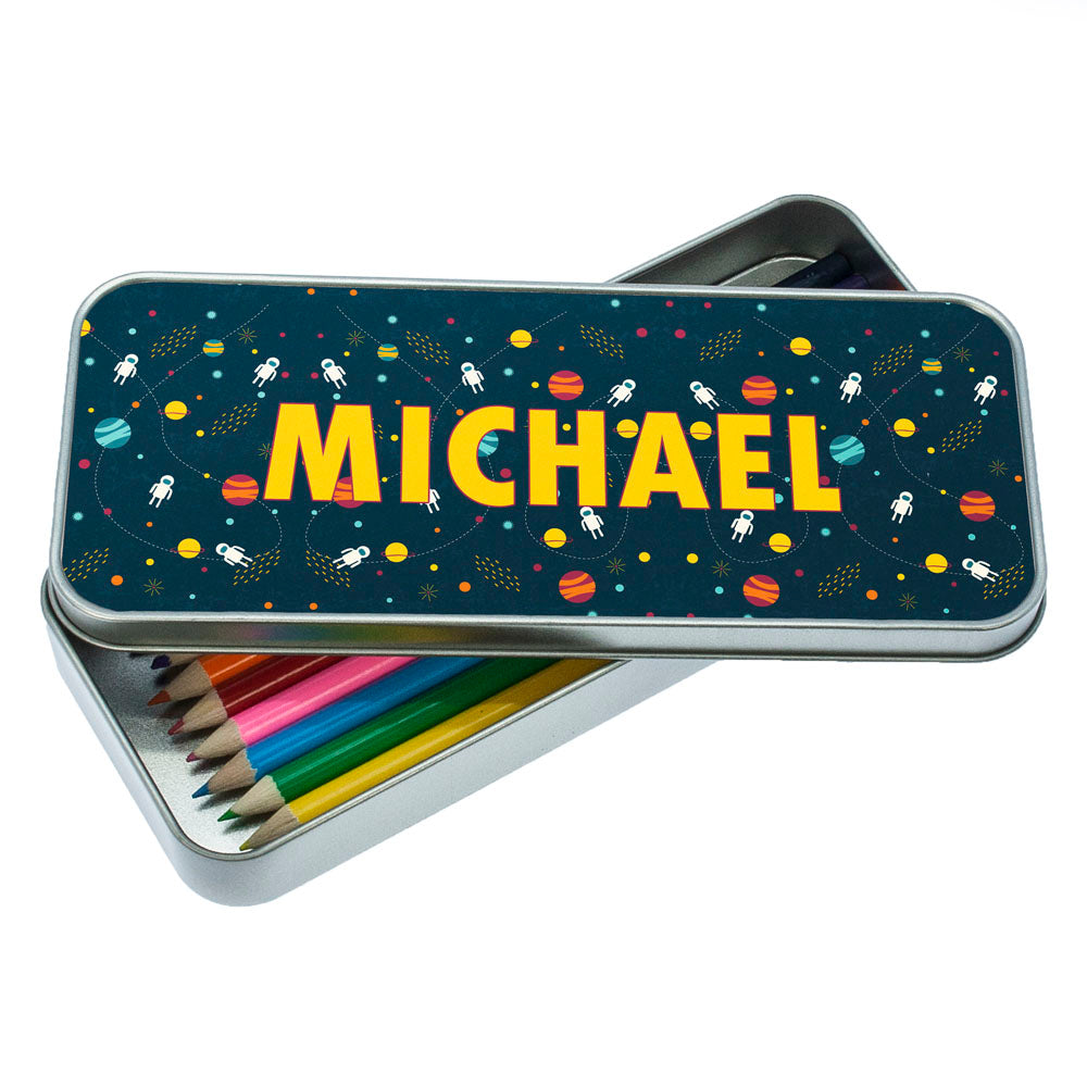 Planets and Space Themed Pencil Case - treat-republic