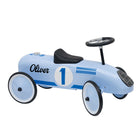 Personalised Vintage Style Ride On Car for Kids - Sky Blue - treat-republic