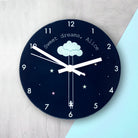 Sweet Dreams Little One Personalised Wall Clock - treat-republic